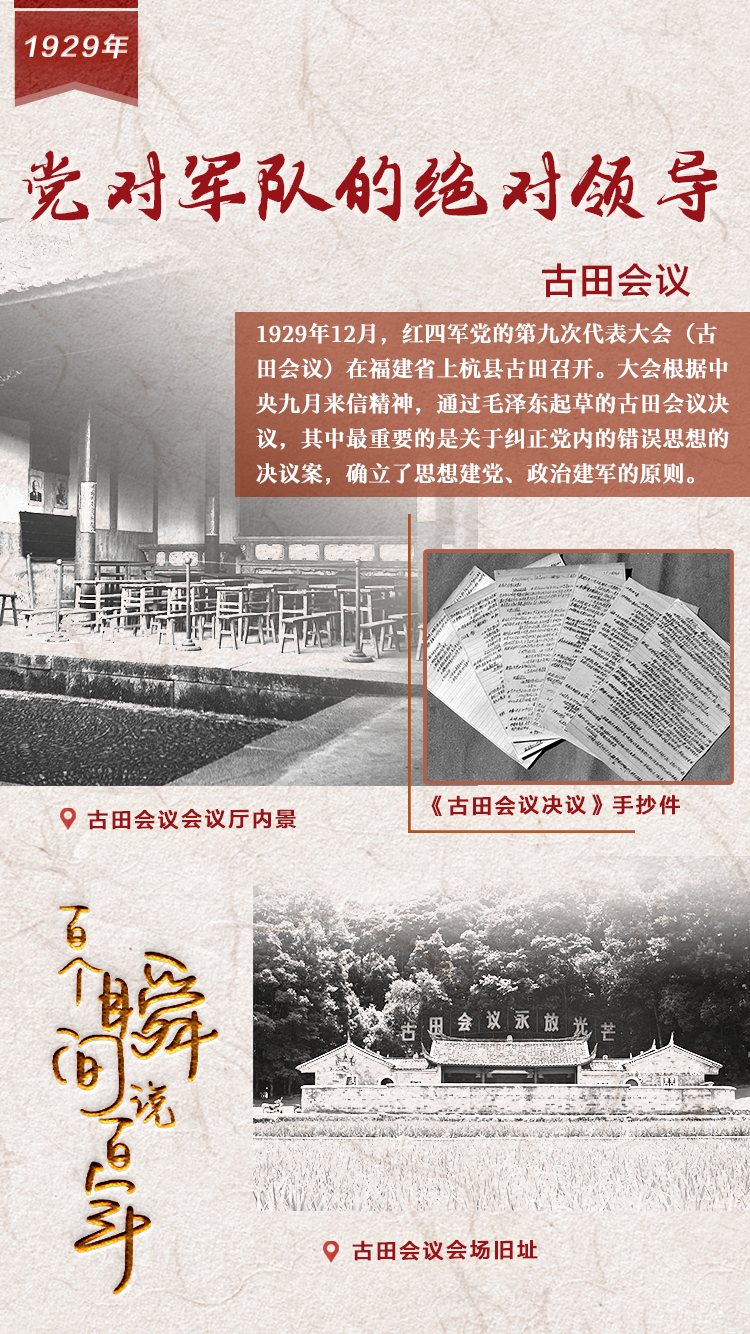 1929，黨對(duì)軍隊(duì)的絕對(duì)領(lǐng)導(dǎo)