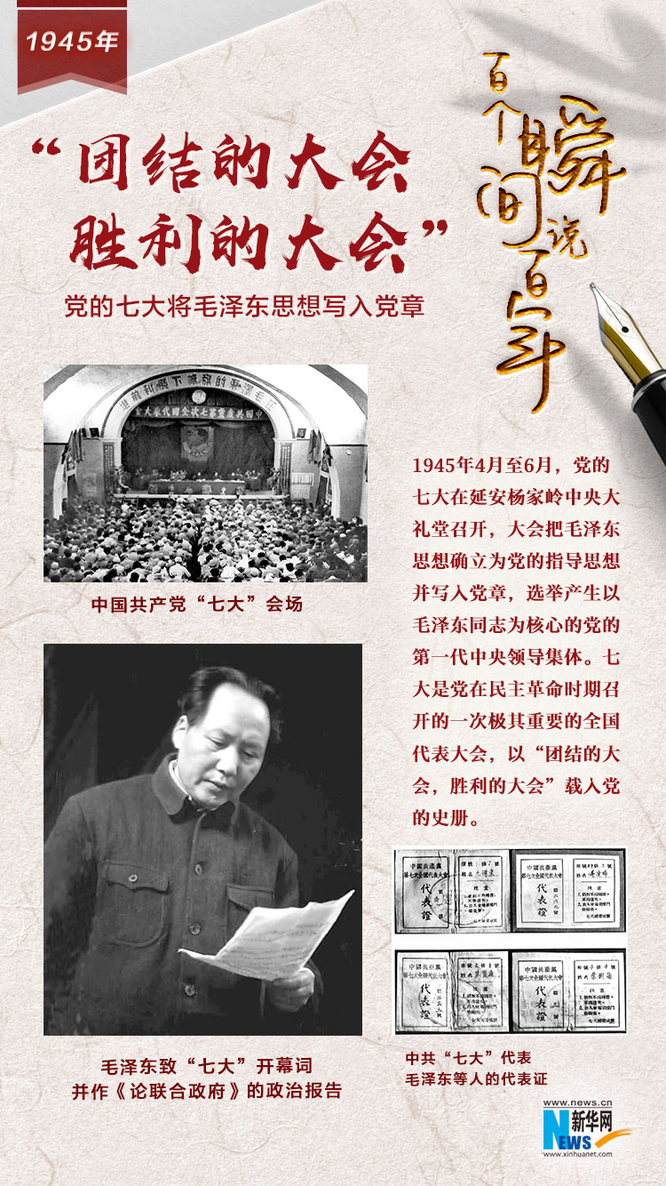 1945，“團(tuán)結(jié)的大會(huì)，勝利的大會(huì)”