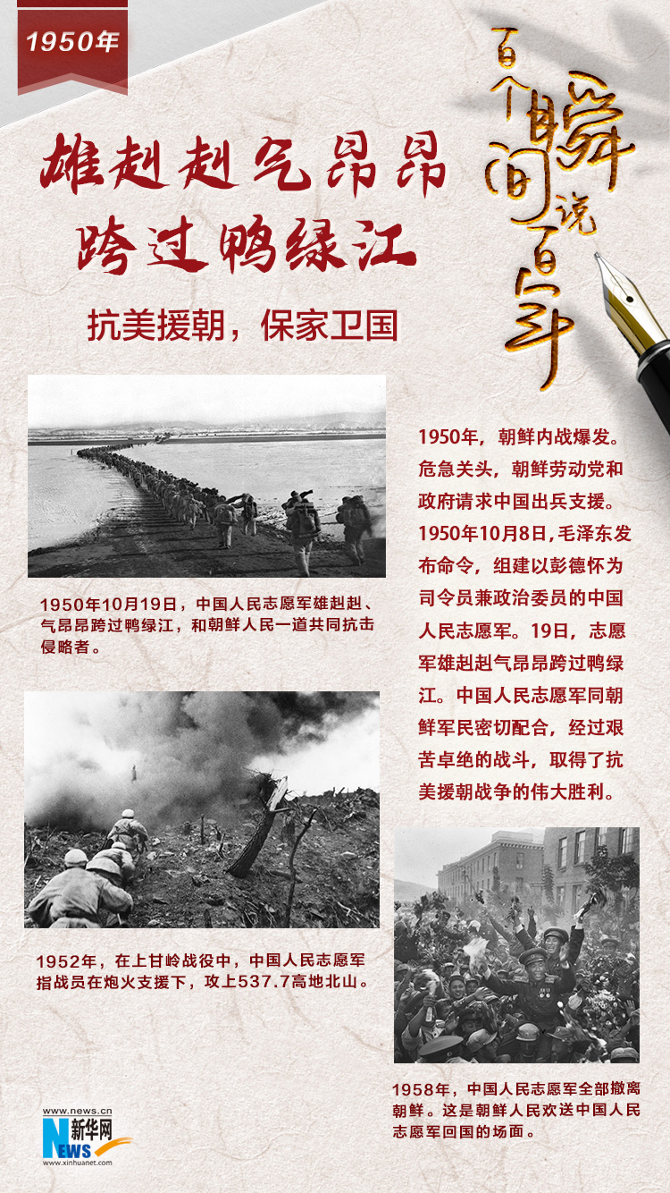 1950，雄赳赳氣昂昂跨過(guò)鴨綠江